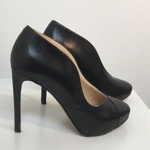 Size 8.5 or 9 Black Heel NWOT Perfect Condition